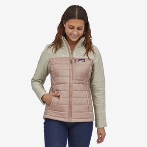 Patagonia Women’s Radalie Jacket in Pink Shroom Taupe Size Small
